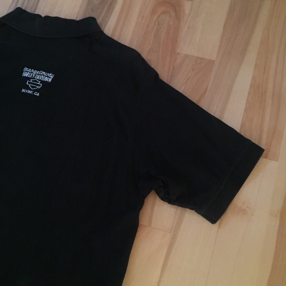 Men’s Harley Davidson collared work golf polo shir - Picture 8 of 8